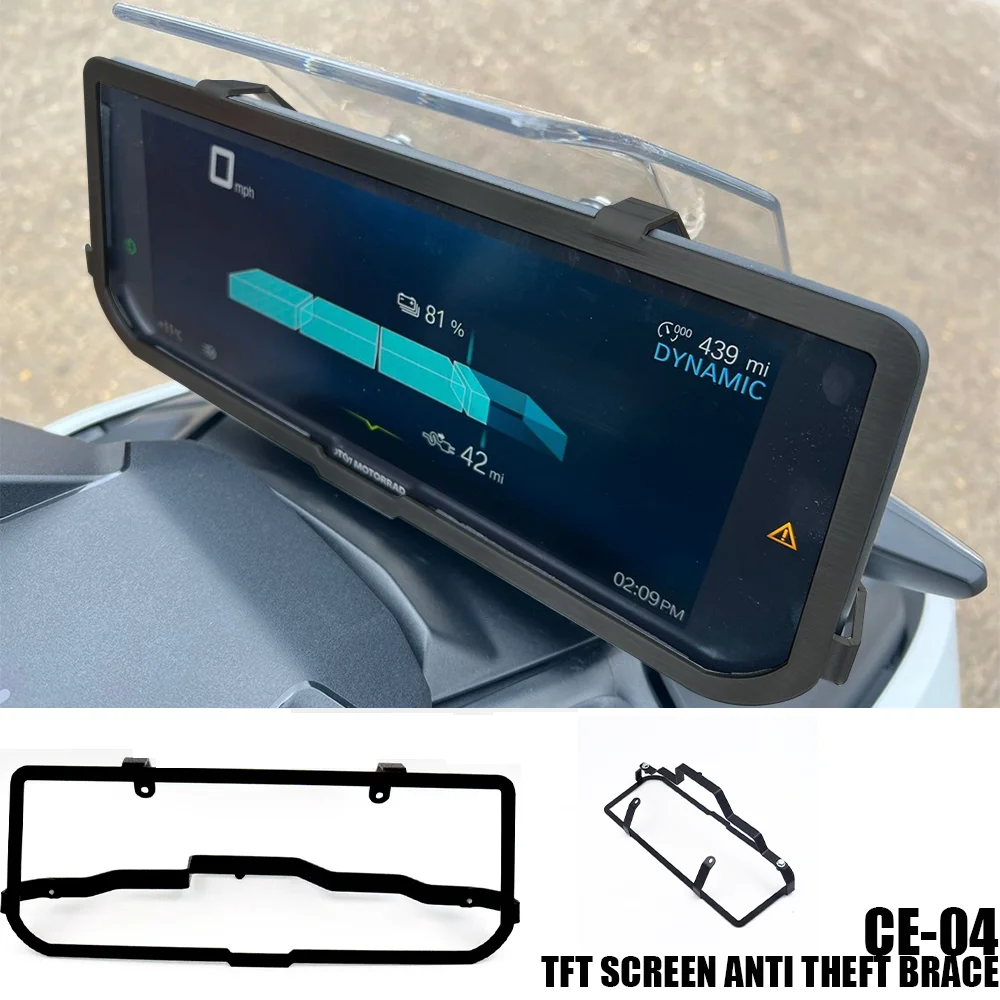 

CE-04 accessories Screen Display Anti theft Brace TFT Display Screen Protection Screen Locking Frame For BMW CE04 CE-04 TFT