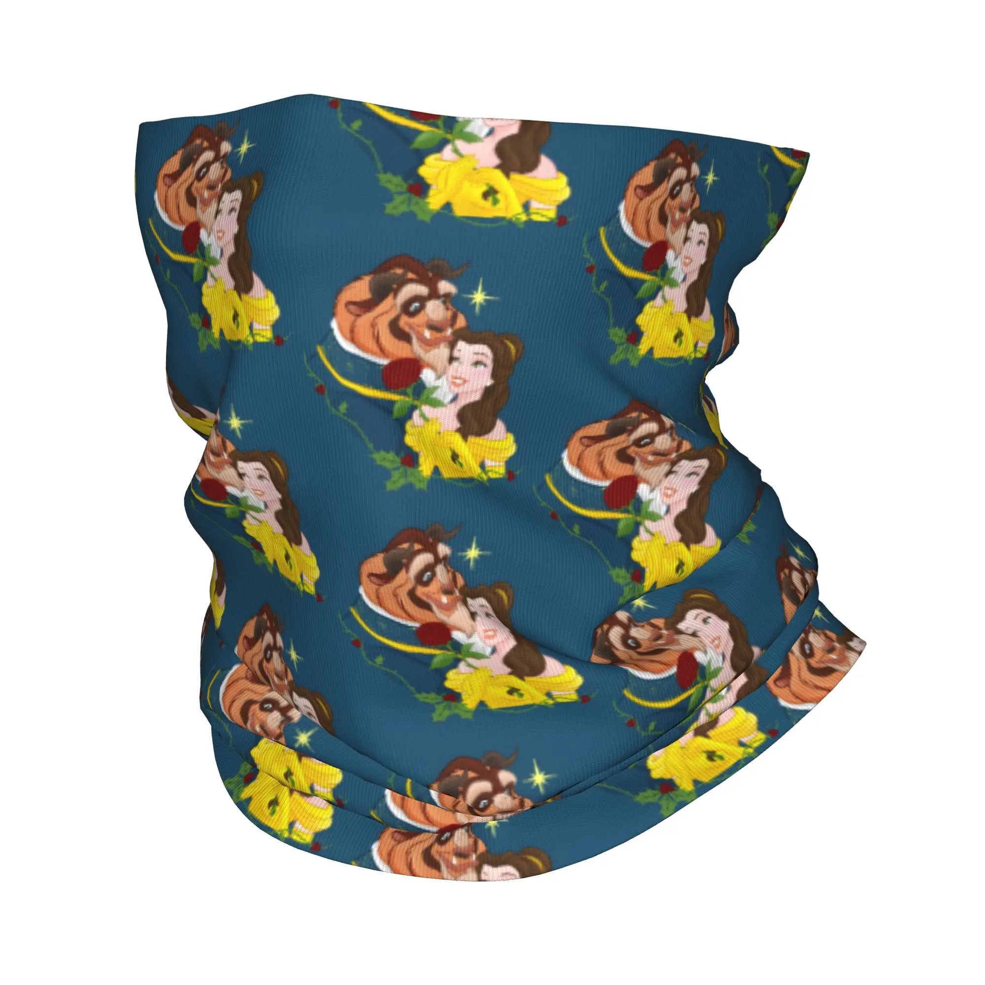 

Custom B-Beauty and the B-Beast Bandana Winter Neck Warmer Men Windproof Wrap Face Scarf for Ski Belle Adam Gaiter Headband