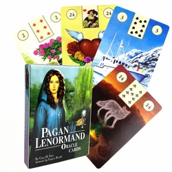 タロットカードゲーム、lenormand、ボードゲーム、divinding、完全な英語、クラシック、曲率付き