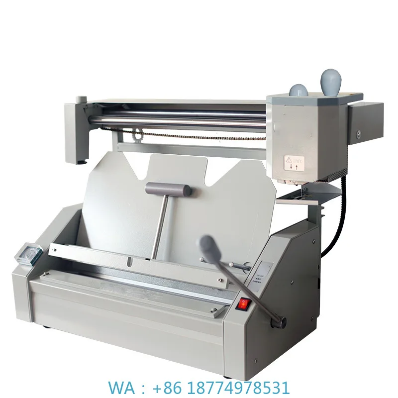 

Melt Glue Books Binding MachinesGluing Width 460mm Electric Thermal Desktop Manual Hot