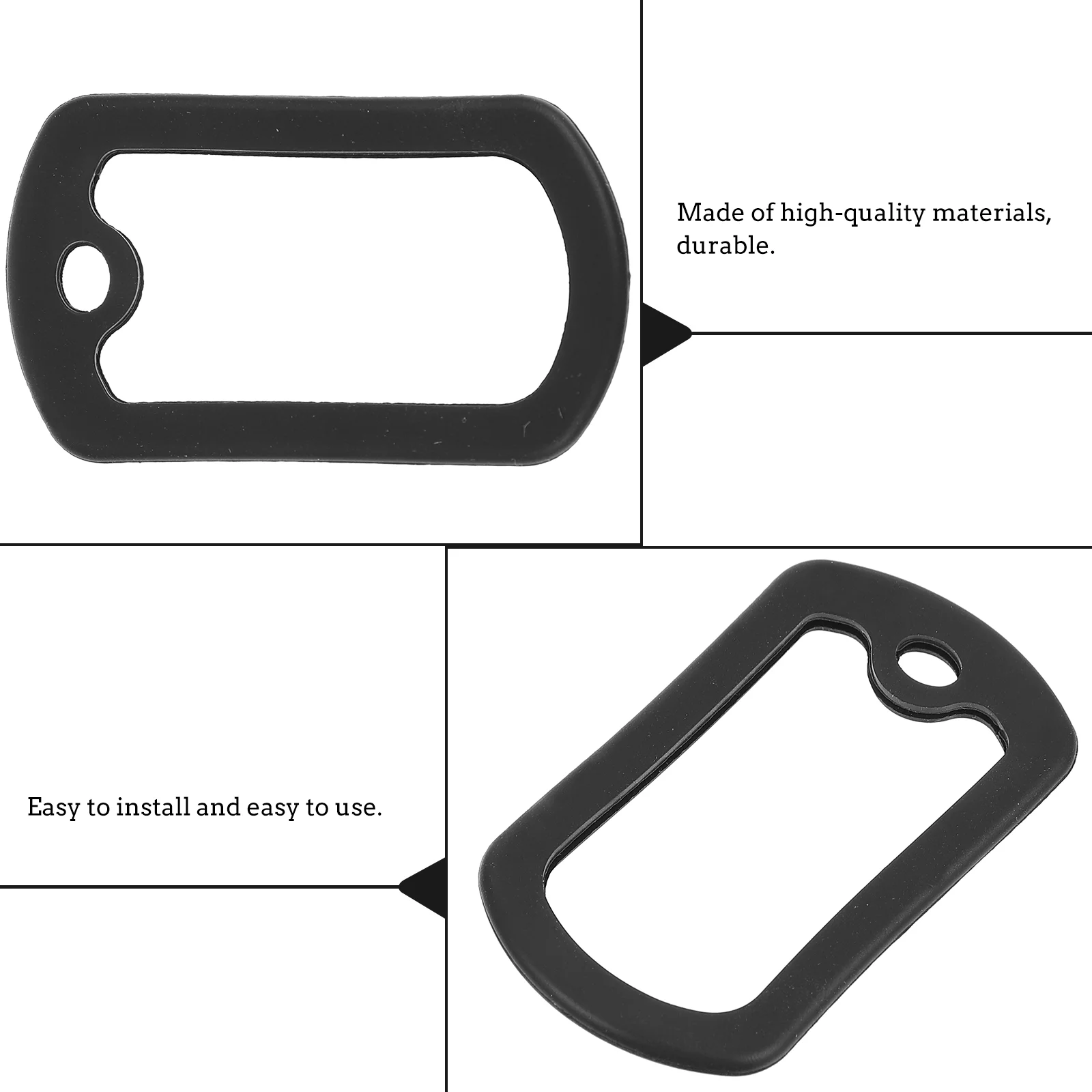 Style Dog Tag Silicone Dog Tag Silicone Protective Cover