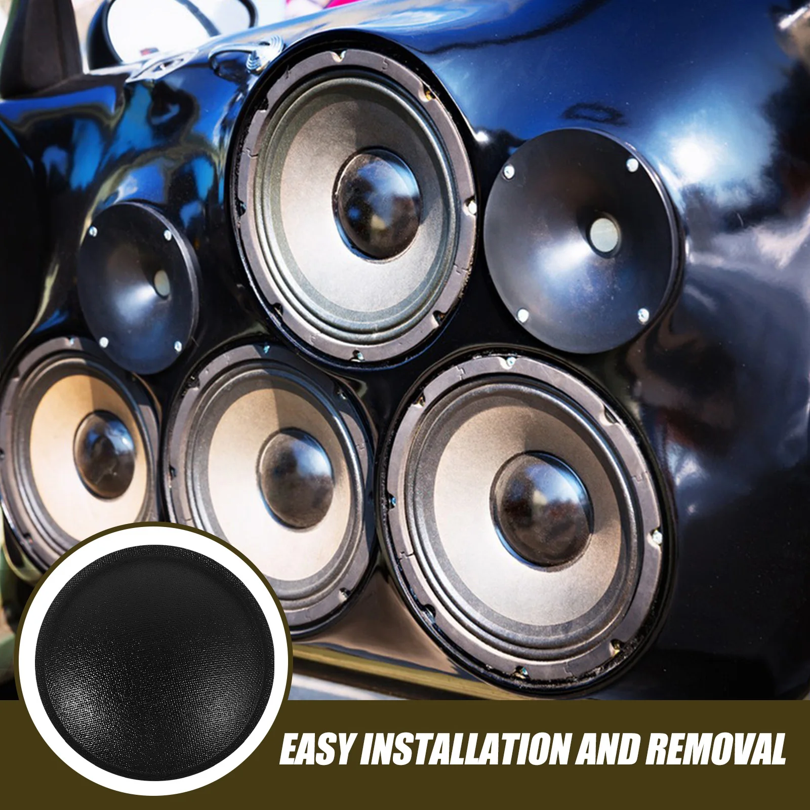 

8Pcs Speaker Dust Caps 45mm Paper Cone Replacement Coil Cover Caps for Audio Repair Maintenance Speaker Protective Dust Cover