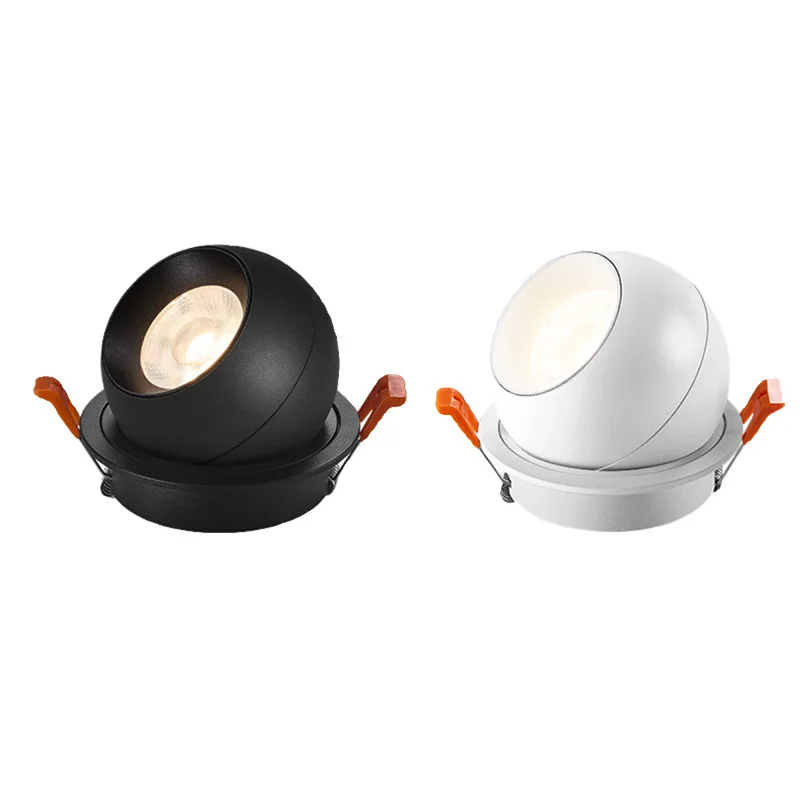 

Downlight Led Round Shape Led Cob Downlight Led Ceiling Spot Light Pic Background Spotlights Lamp Recessed 110V 220v 15W