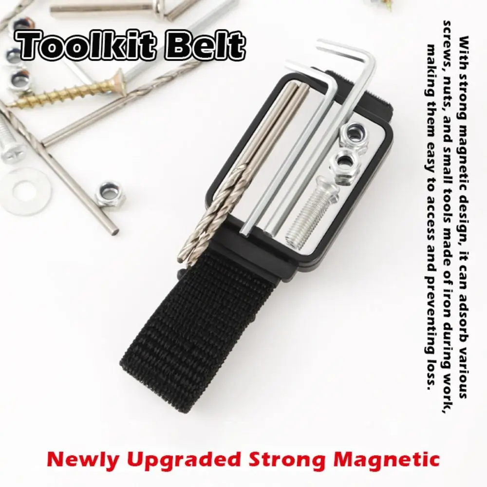 

Сильный магнитный магнитный ремешок для инструмента, новый модернизированный портативный набор инструментов, ремень, магнитные винты, держатель, удерживающие винты