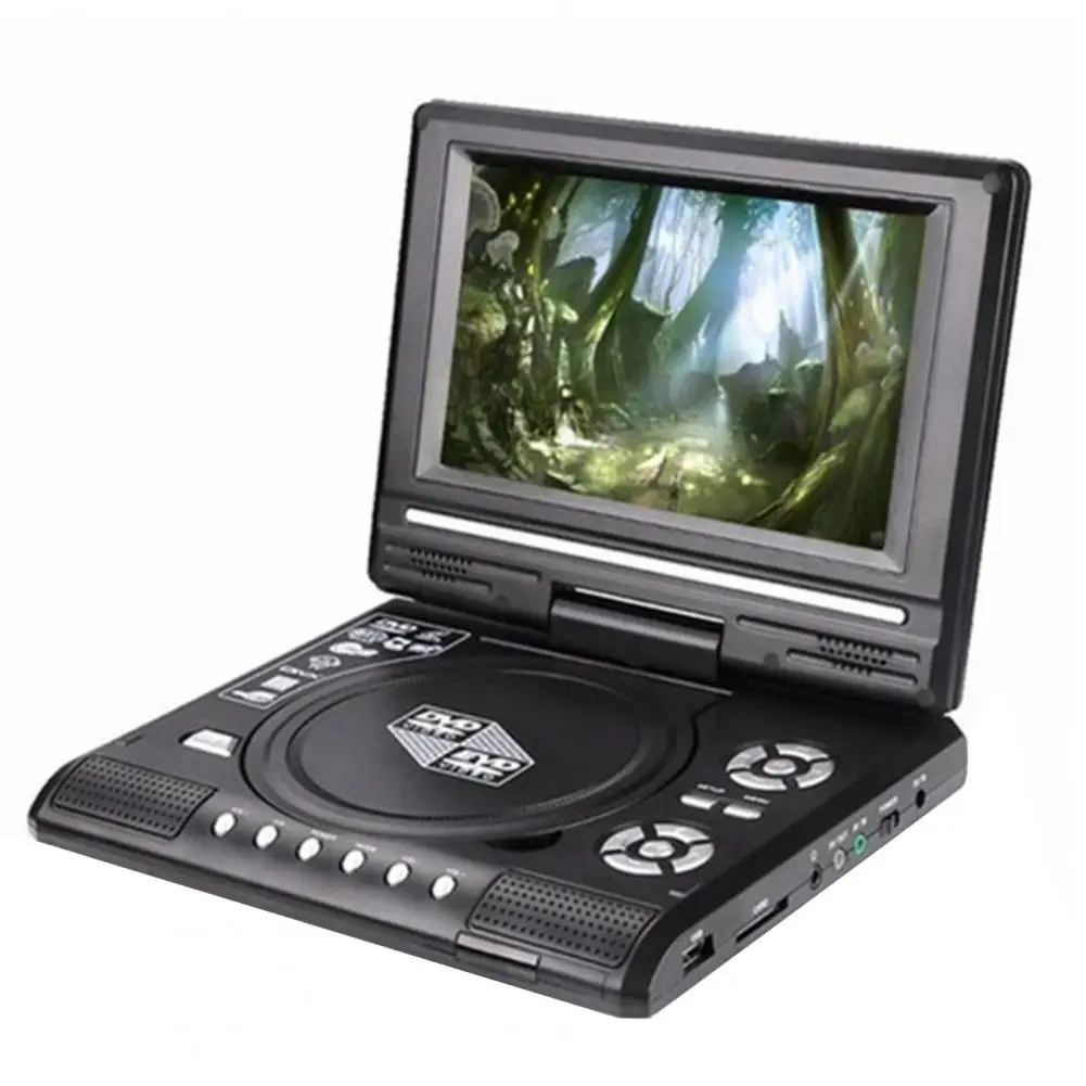 

9 8 Inches Portable DVD High Clarity TV Function Built in Card Reader Swivel Screen Mobile DVD for Travel