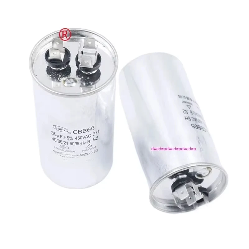 Capacitor manufacturers supply engine start capacitor CBB65 35uF air conditioner compressor capacitor