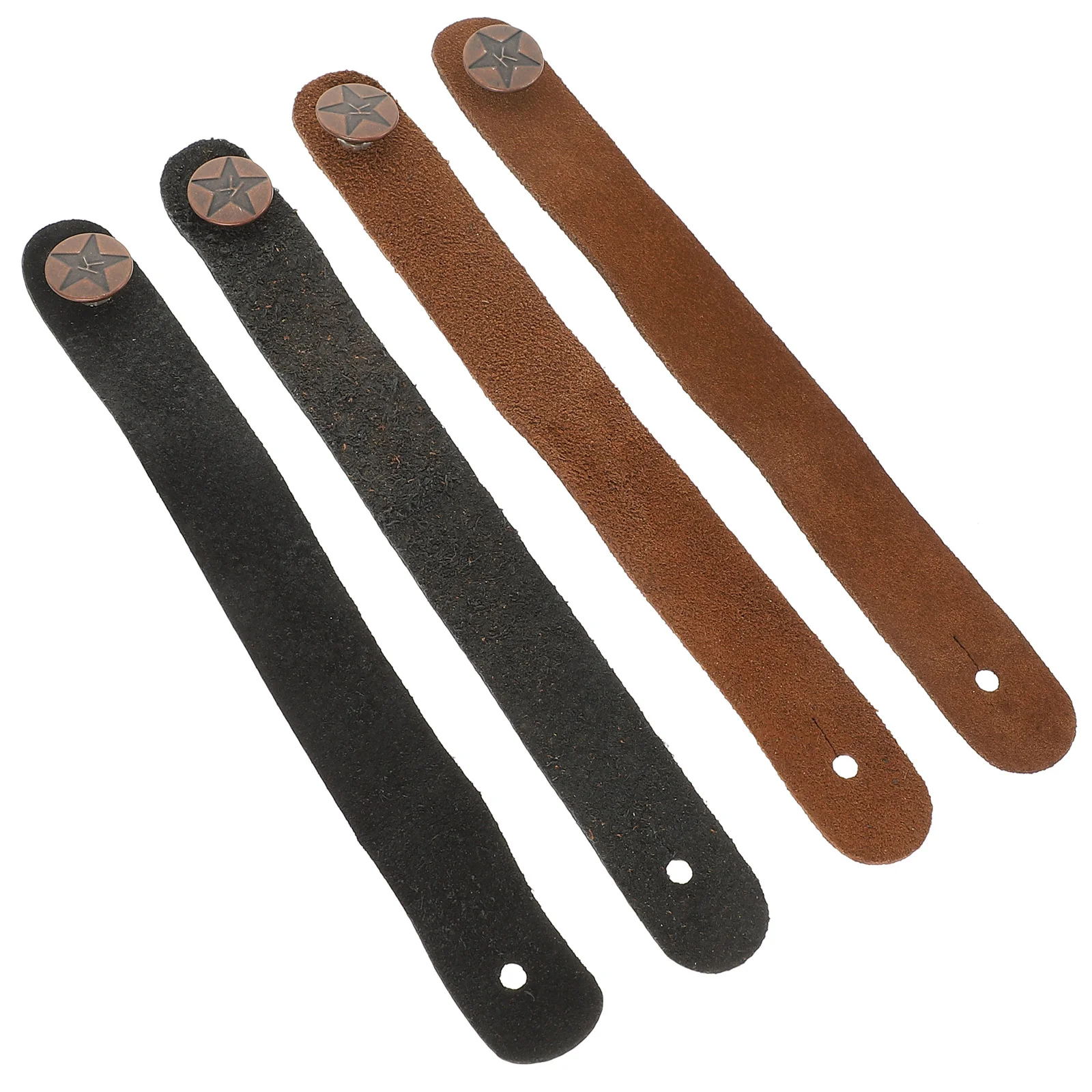 

1 Set 4 Pcs Guitar Headstock Adapter Straps Guitar Neck Straps Tie (Random Color) Bass Guitar Strap Lock