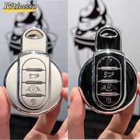 TPU Car Key Case Cover for BMW MINI COOPER S ONE JCW F54 F55 F56 F57 F60 CLUBMAN COUNTRYMAN Remote Fob Holder Shell
