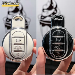 TPU Car Key Case Cover for BMW MINI COOPER S ONE JCW F54 F55 F56 F57 F60 CLUBMAN COUNTRYMAN Remote Fob Holder Shell