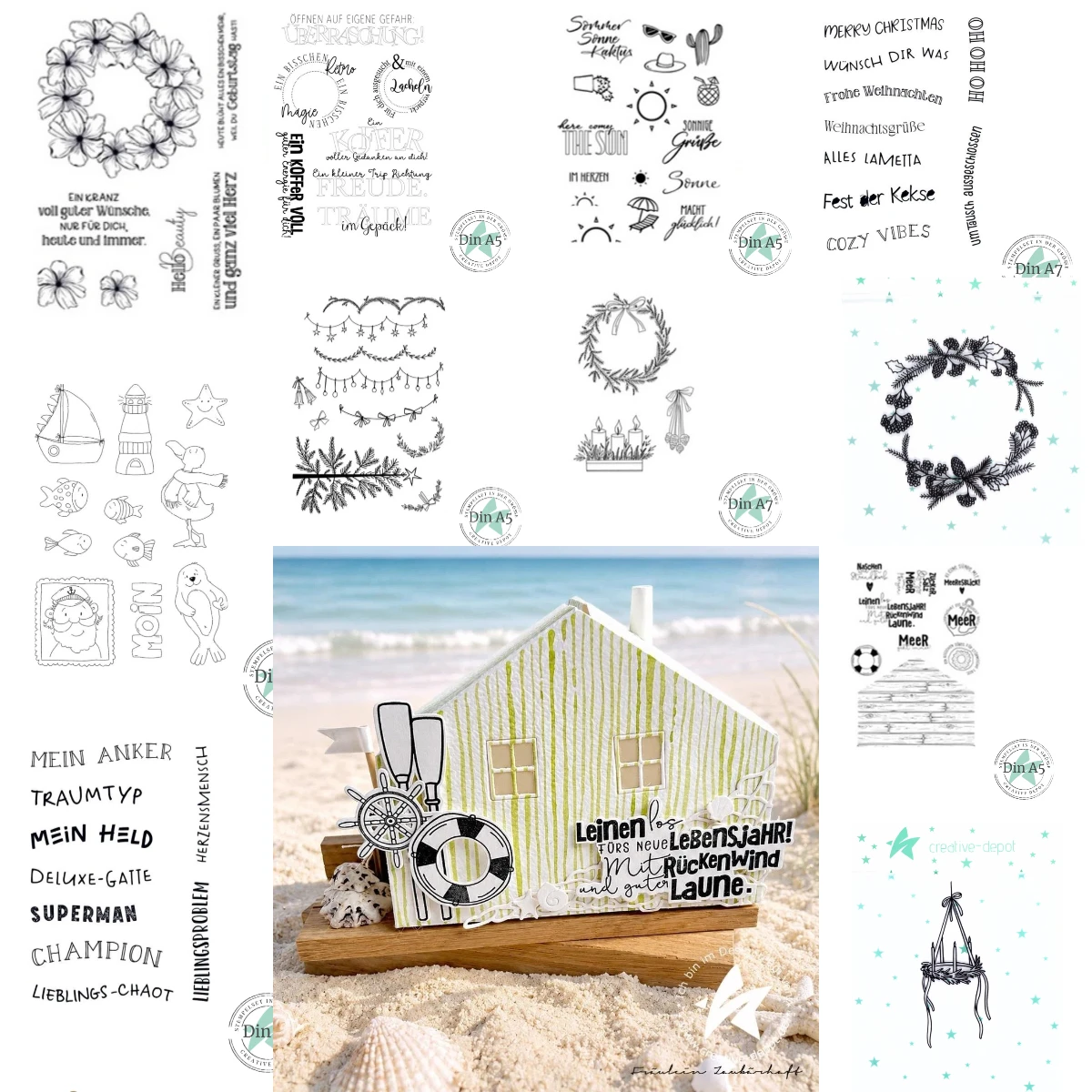 Carts and Garlands 2026 Neue Metallstanzformen Stempel für Scrapbook-Tagebuch-Dekoration Prägeschablone DIY Grußkarte