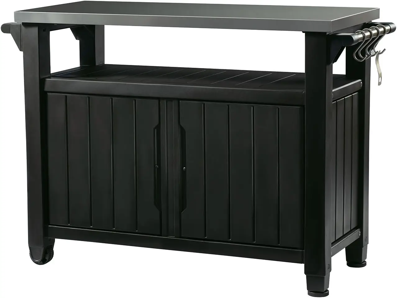 

Keter Unity XL Portable Table and Storage Cabinet, in Dark Grey