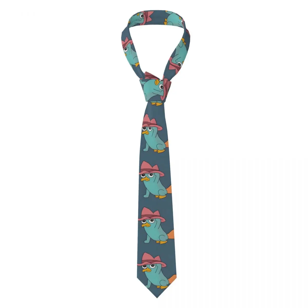 

Personalized Fashion Classics Perry The Platypus Ties for Office Mens Cute Necktie