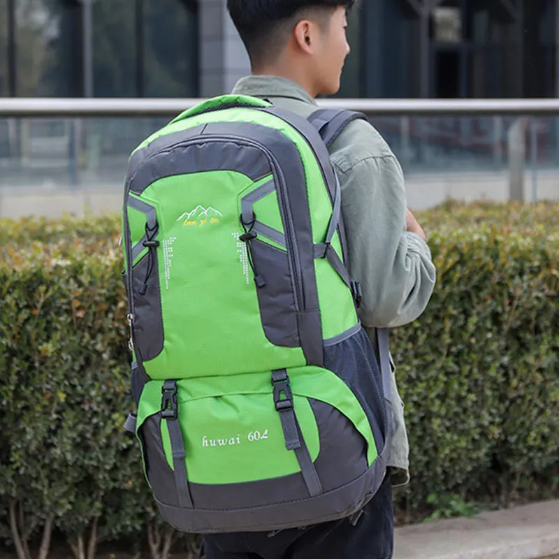 

60 Litre Mountaineering Outdoor Survival Waterproof Travel Double Shoulder Cycling large capacity travel bag hiking Bag