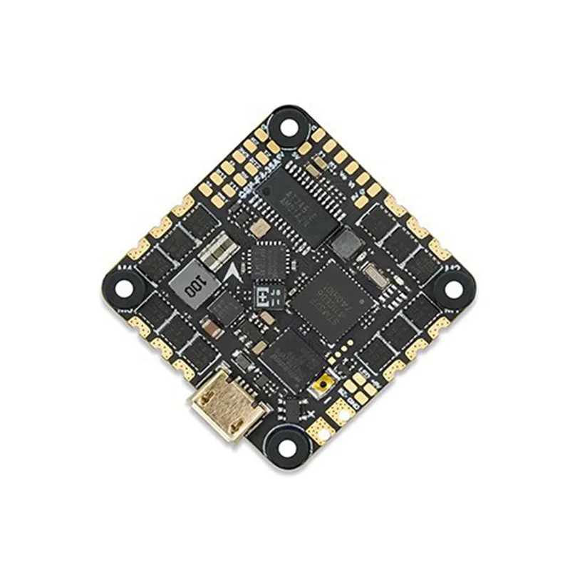 FFYY-GEP-F411-35A F411 AIO controlador de vuelo BLHELIS 35A 4 en 1 ESC 2-6S 25,5 Mm x 25,5 Mm para RC FPV Cinewhoop Drone