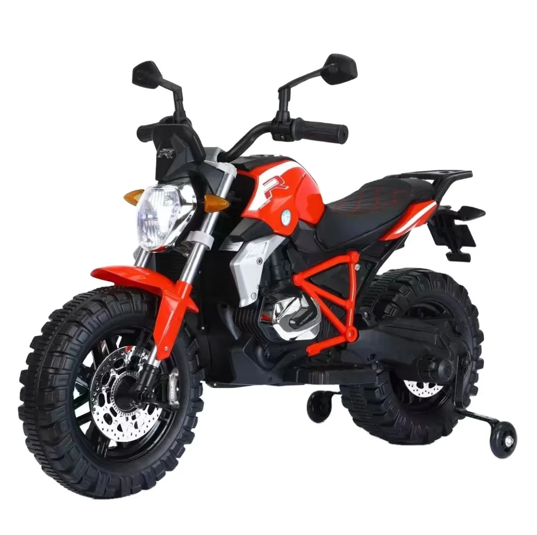 

New electric motorcycle for kids Baby toy car Mountain cross country Double children's motorbike available