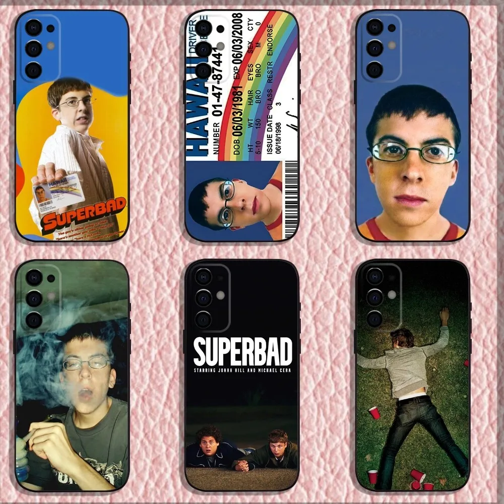 Mclovin Movie Superbad Phone Case For Samsung S24,S21,S22,S23,S30,Ultra,S20,Plus,Fe,Lite,Note,10,9,5G Black Soft Shell