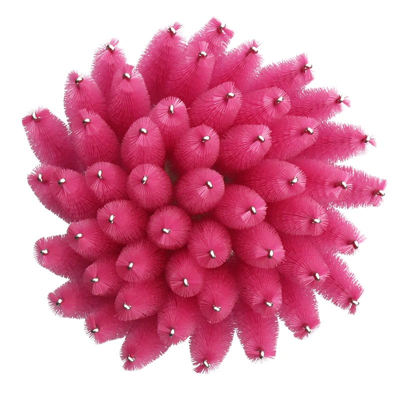 Baguettes de Mascara pour cils scintillants, brosse d'extension de cils, peigne brillant, brosses à sourcils, 50 pièces