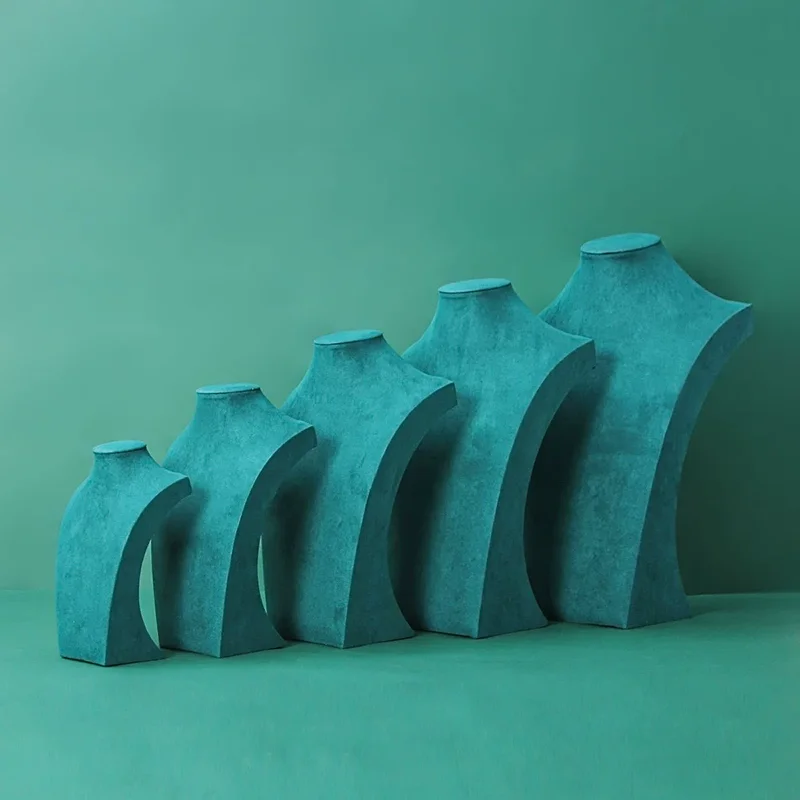 벨벳 초상화 목걸이 디스플레이 펜던트 주최자 쥬얼리 디스플레이 스탠드 쥬얼리 마네킹 흉상 목걸이 펜던트 창 디스플레이