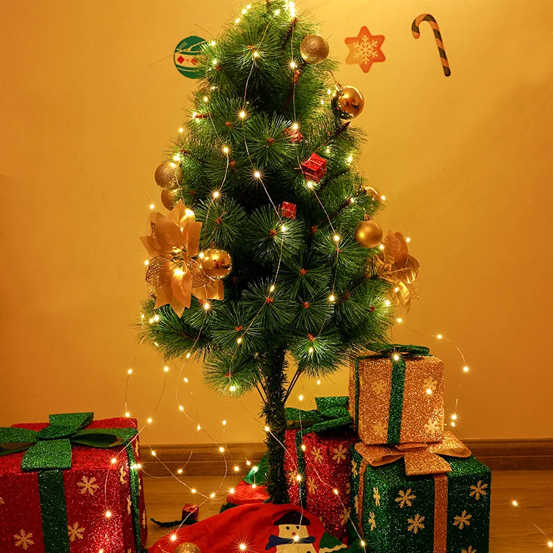 LED Fairy Lights Battery Powered 3 Modes Copper Wire Garland Light String For Bedroom Birthday DIY Gift Wedding Party Decoration