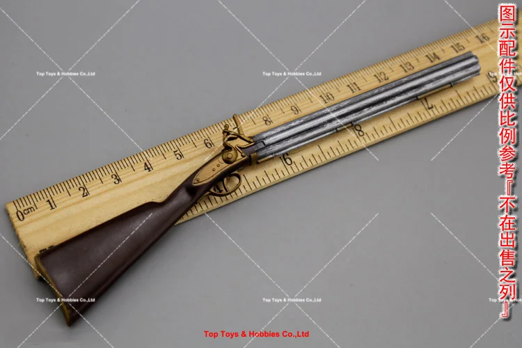 โมเดลปืนฟลินท์ล็อคยุคกลาง ขนาด 1/6 ทำจาก PVC เหมาะสำหรับตุ๊กตาแอคชั่นฟิกเกอร์ขนาด 12 นิ้ว อุปกรณ์ประกอบฉาก