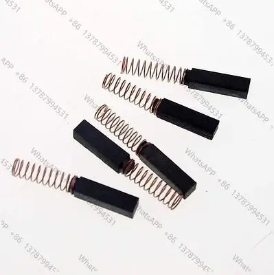 10pcs 15x4x4mm Carbon Brushes For DC Device Motor Power Tool Grinder Polisher