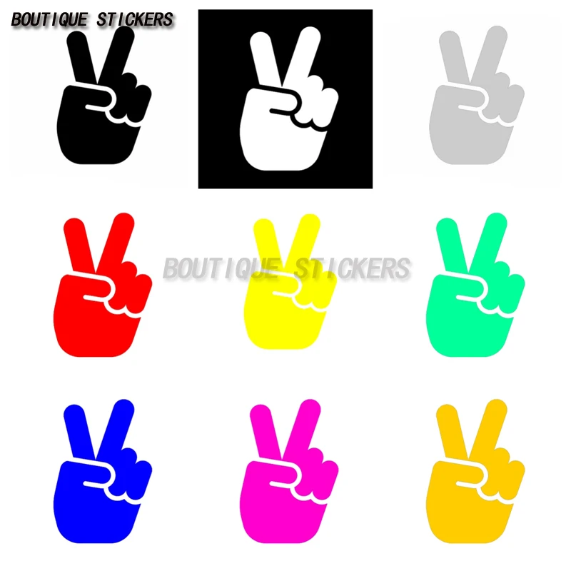 

Знак мира, ручная наклейка, виниловая наклейка-символ любви, окно автомобиля, бампер, стена хиппи