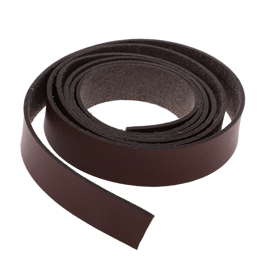 2 Meters Long DIY Crafts Leather Strap 15mm Wide Leather Craft Strips DIY Supplies durable and sturdy