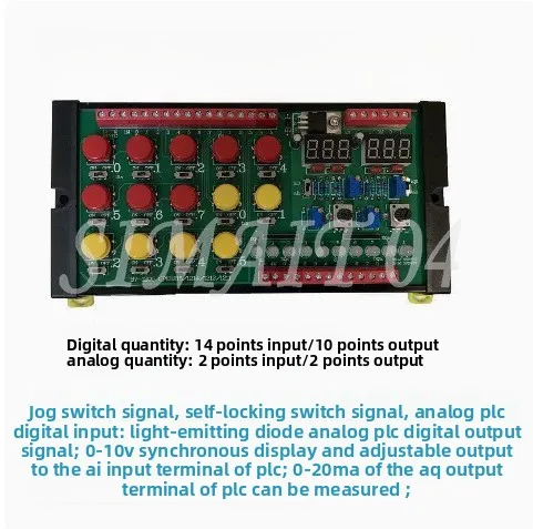 For S7-1200 PLC/CPU 1211C 1212C 1214C 1215C Debugging Simulation Board