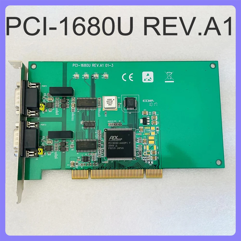 

Карта для захвата данных для Advantech Dual Port CAN универсальная карта связи с защитой от изоляции PCI-1680U REV.A1