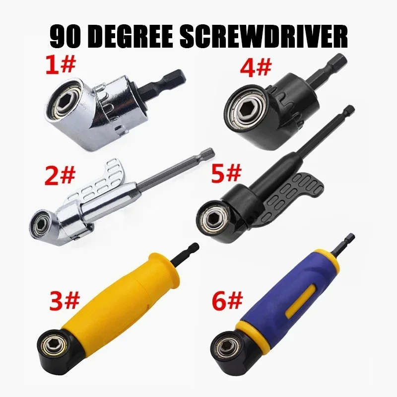Adaptador de Broca de Ângulo Reto de 105 Graus Broca de Extensão de Eixo Flexível para Chave de Fenda Ferramenta Manual Brocas Elétricas Acessórios de Canto