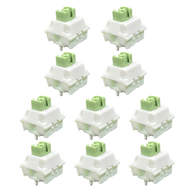 

Linear Iced Matcha Switches for Gaming Keyboards Smooth and Durable 10PCS