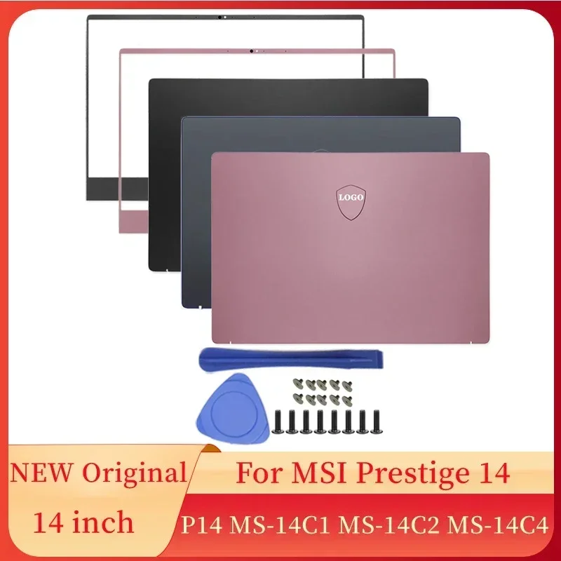 NEW Laptops Case For MSI Prestige 14 P14 MS-14C1 MS-14C2 MS-14C4 Notebook Screen LCD Back Cover/Front Bezel Laptop Accessories