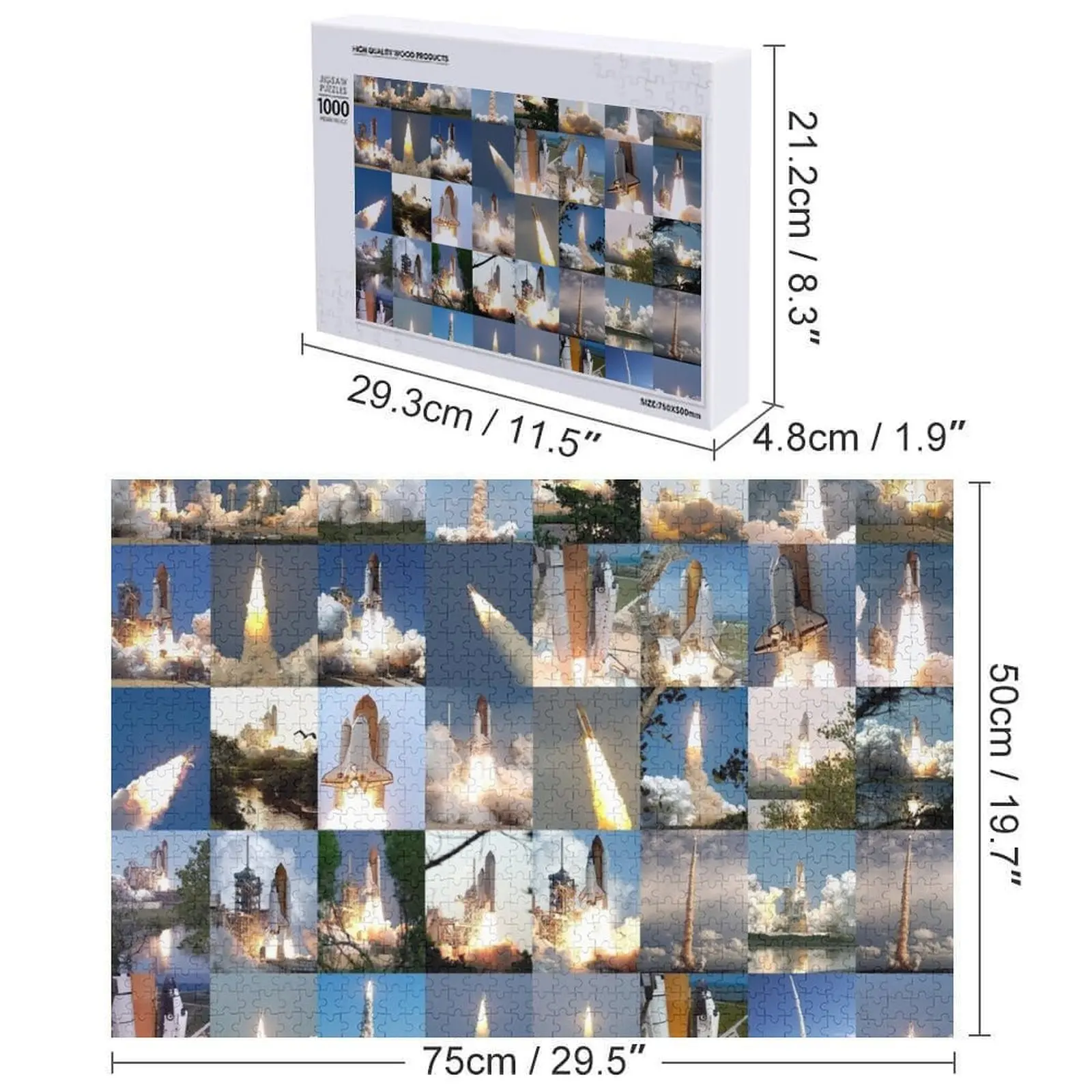 Puzzle Drewniane Kosmiczne Stateczniki, Nowatorskie Zabawki dla Dzieci, Puzzle dla Dzieci na Zamówienie, Zabawki dla Dzieci 2022