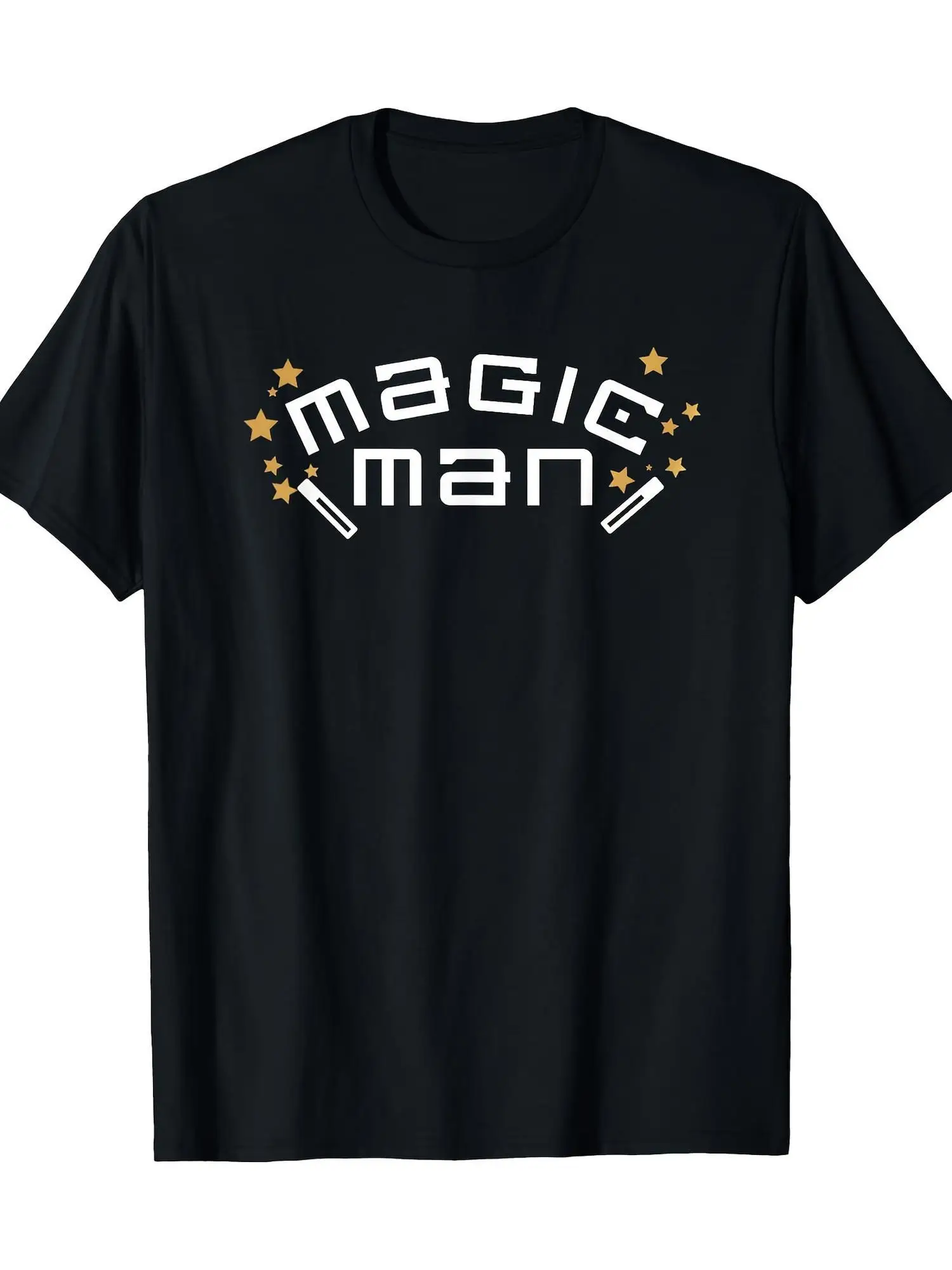 Comfortable Casual Wear with Eye-catching Designs - High-quality Short Sleeve Tees for Everyday Fashion Magic Man Print T-Shirt