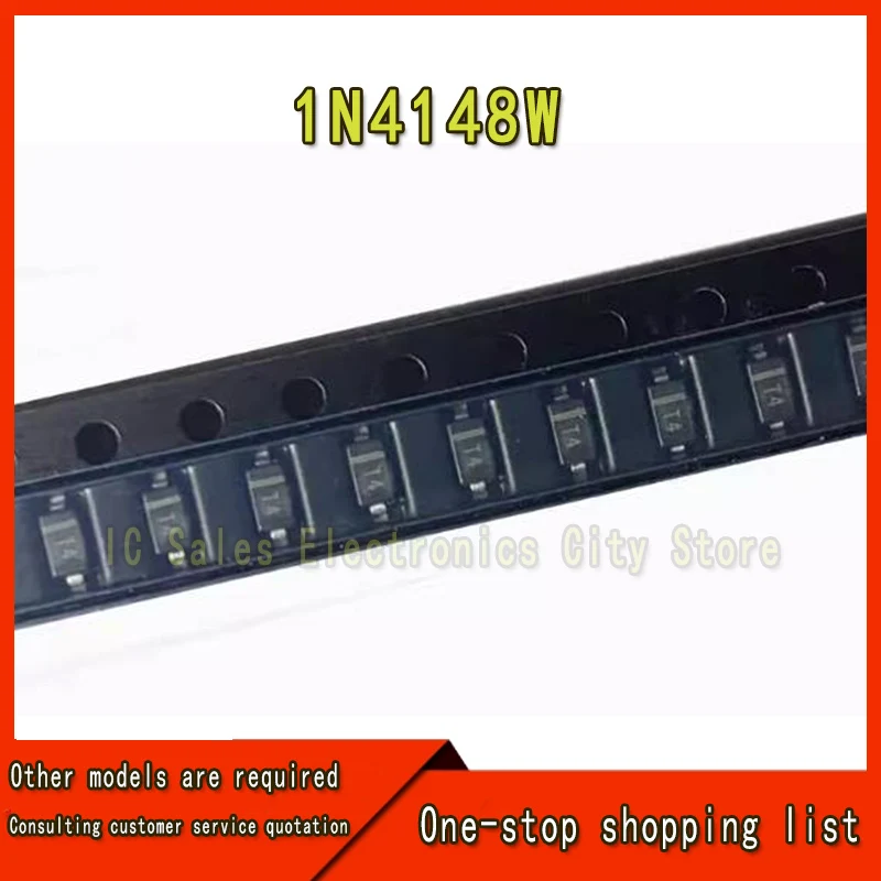 100pcs-1000pcs 1206 1N4148W T4 1N4148 IN4148 SOD-123