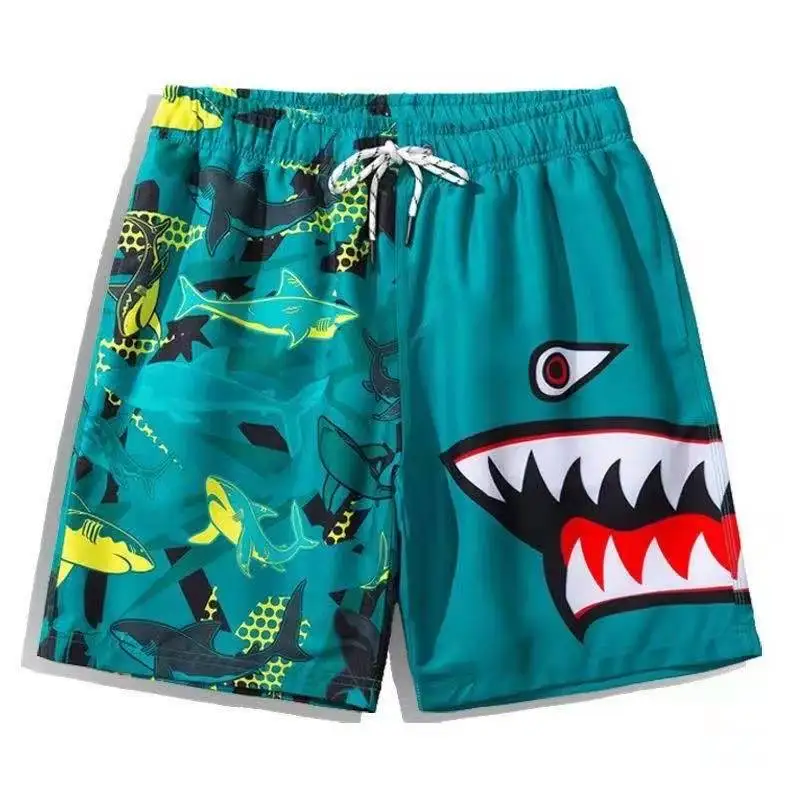 

Лето 2025 г., хит продаж, новые модные трендовые мужские шорты с 3D принтом, уличные повседневные уличные дышащие быстросохнущие шорты