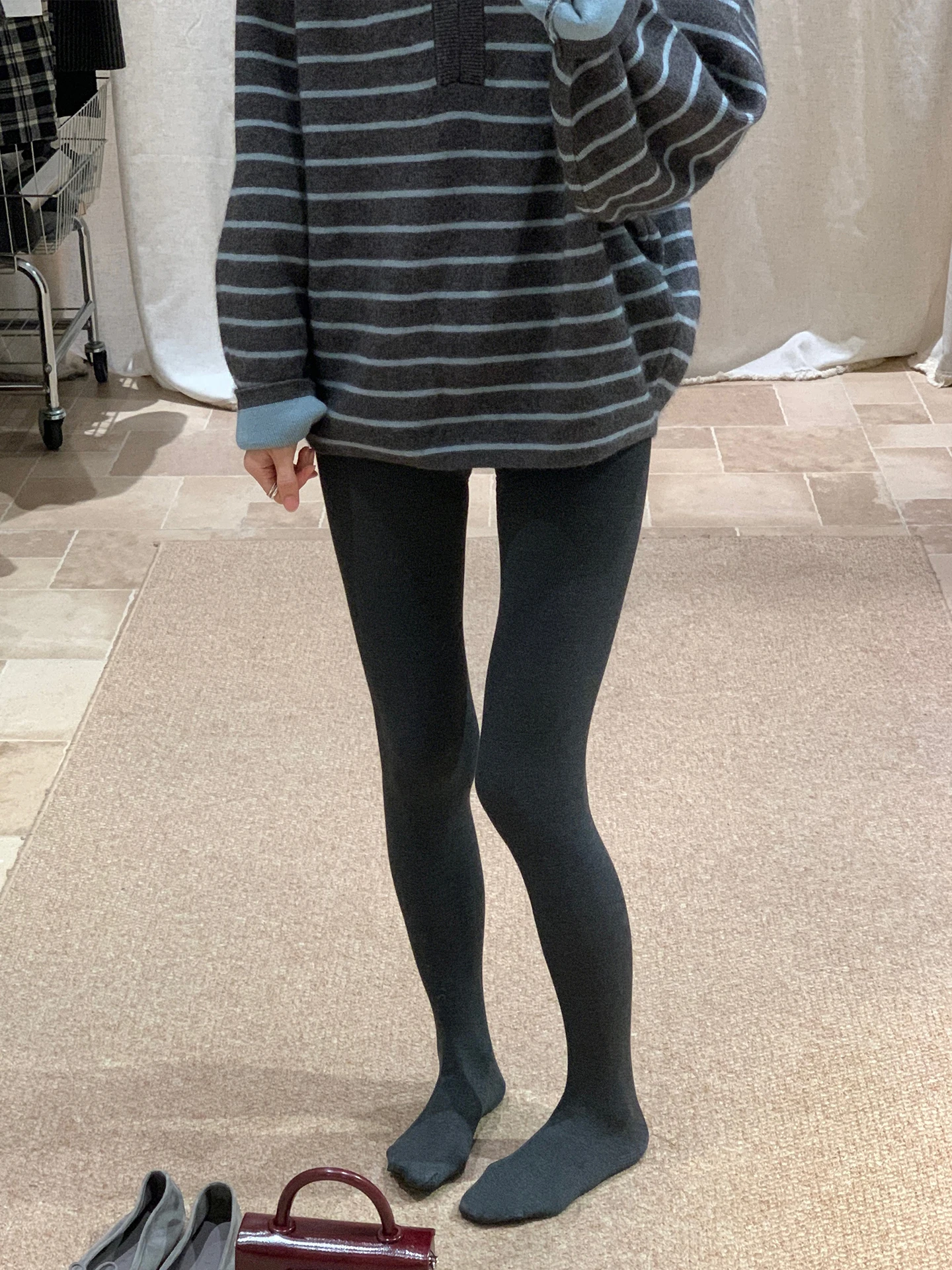 

High Waist Women's Elastic Fce Lined Tight Fit Leggings Anti Snag Warm All Season Long Pants Casual High Waist Leggings