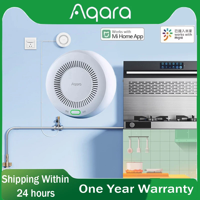 

Aqara Smart Gas Alarm Detector Zigbee Natural Gas Alarm T1 combustible household smart lpg gas alarm detector leakage sensor