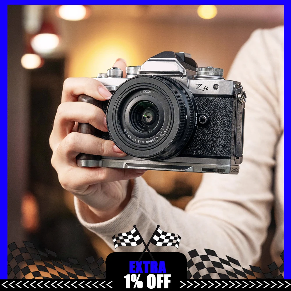 

SmallRig Z FC Handgrip L-образной формы для боковой ручки камеры Nikon Z fc с винтовым креплением 1/4 "-20 Ручка в стиле ретро
