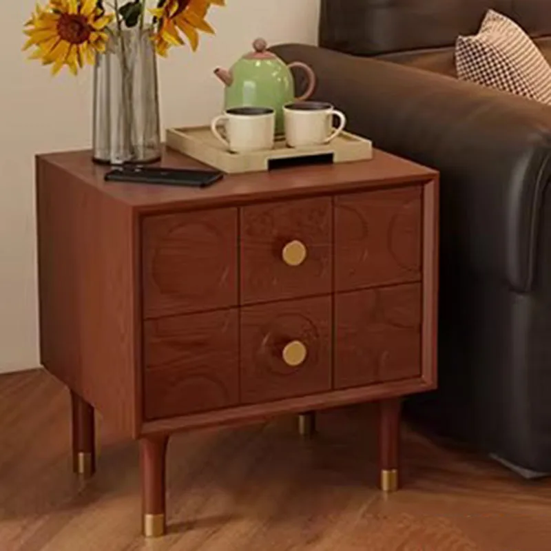 

Bedroom Mobile Bedside Table Cabinets Librero Wood Organizer Storage Nightstand Luxury Drawers Mesa De Cabeceira Home Furniture