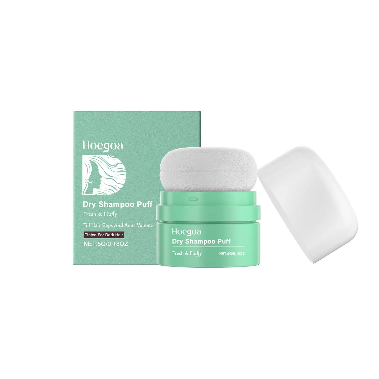 Matte Dry Shampoo Puff Oil Control Natural Transparent Wash-Free Refresh Scalp Lasting Fluffy Hair Volume Mattifying Hair Care