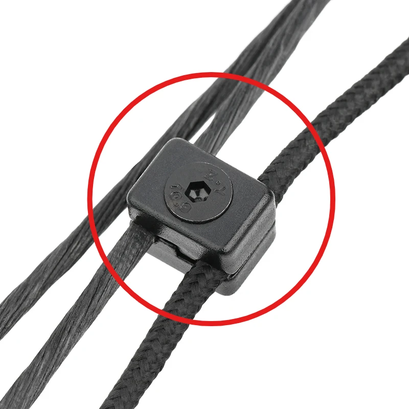 

1PC Archery Metal Rope Clamp Buckle Drop Away Arrow Rest Clamp Buckle Fix Clip Cable Fastener Clip Shooting Hunting Accessories