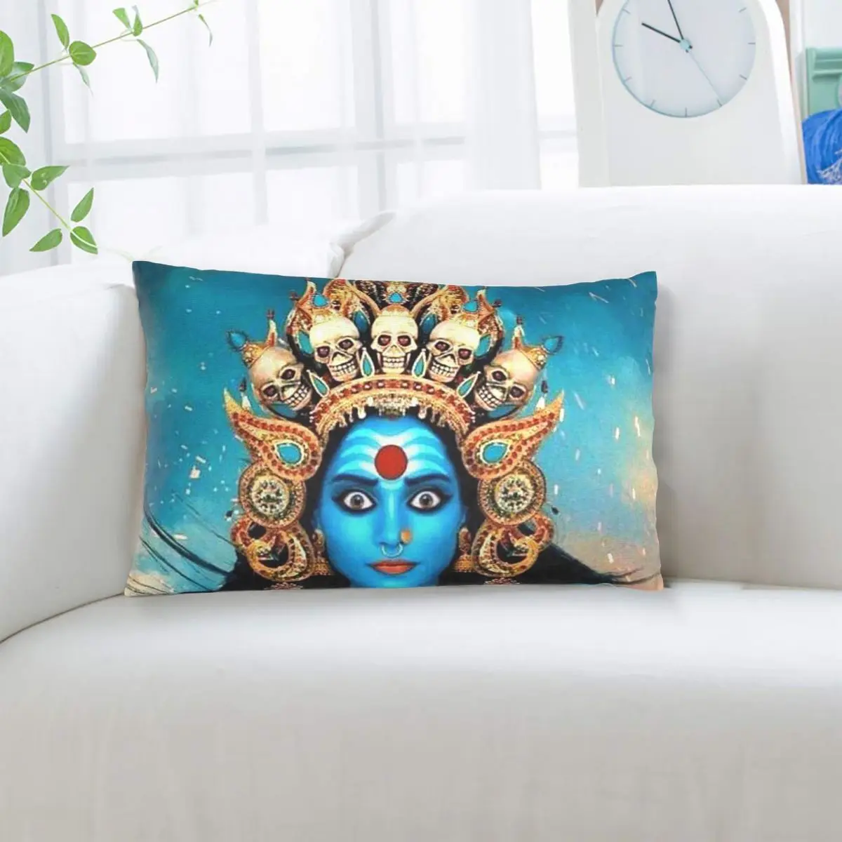 Cosmic Kali Ma - Hindu Goddess Of Destruction Rectangle Pillowcase Cushion Cove…