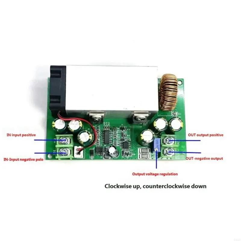 25A 600W DCDC Power Converters Adjustable Module Fan Cooled for Electronics K92C