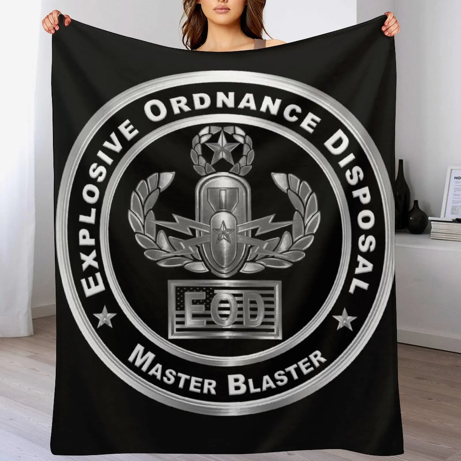 Explosive Ordnance Disposal EOD Throw Blanket Summer Beddings Custom Blankets