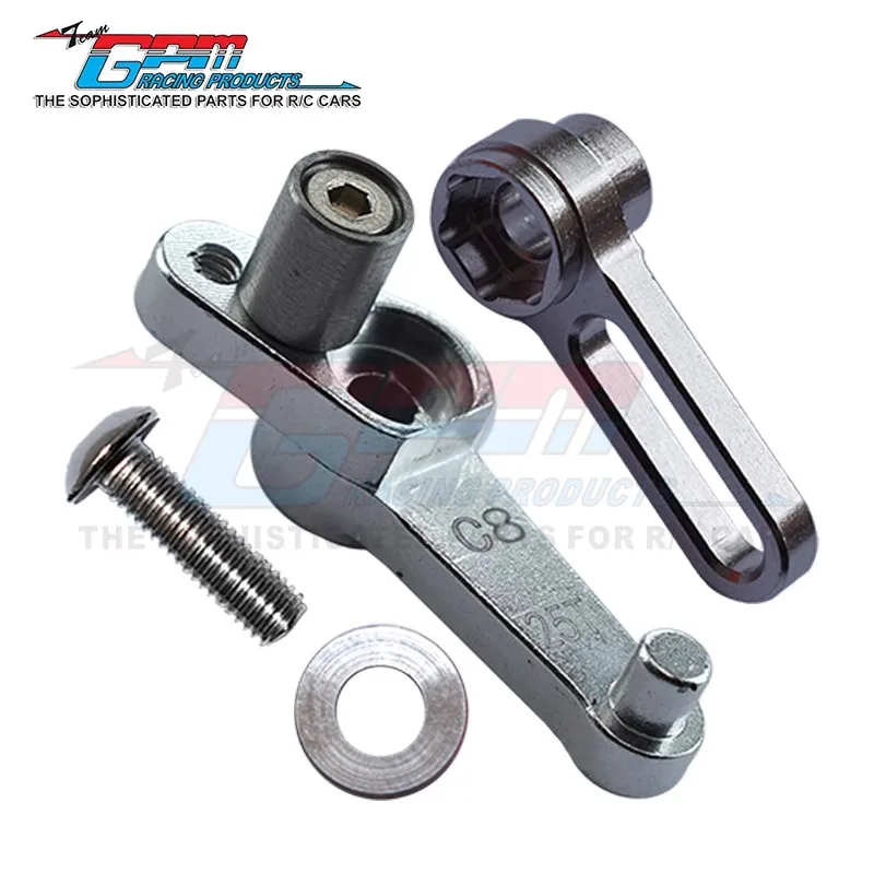 Bras de servo en aluminium GPM + bras de direction, pour moto KYOSHO NSR500