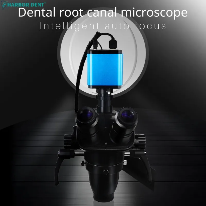 Auto Focus Dental Equipment Microscope Root Canal Microscope With Camera Continuous Zoom For Dental Chair Unit For Dental Clinic