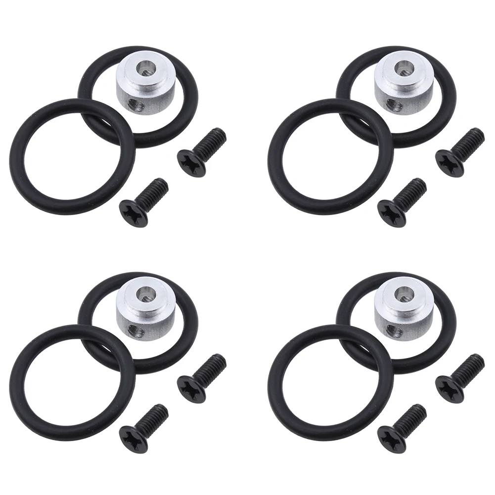 HobbyPark RC Airplane Prop Saver 3.17mm Kit with Screws Rubber O-Rings for Brushless Motor Shaft Replacement Parts 4pcs