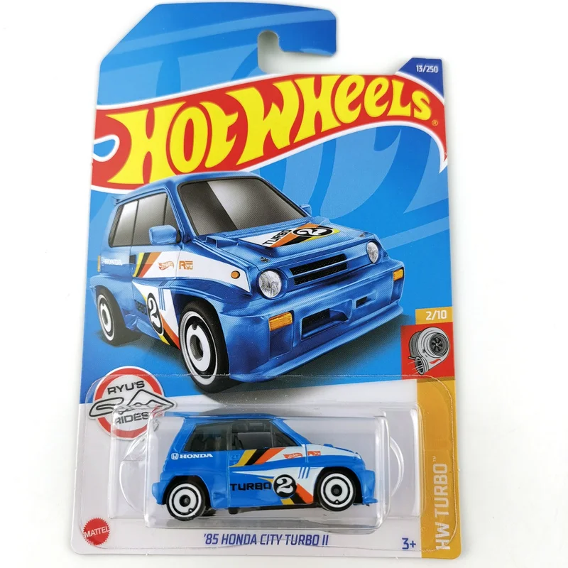 2022-13 Hot Wheels Cars 85 HONDA CITY TURBO Ⅱ 1/64 Metal Die-cast Model Collection Toy Vehicles