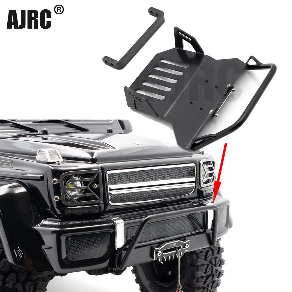 

For Trax Trx-4 G500 Trx-6 G63 Metal Front Bumper Wilderness Bumper Cnc Servo Forward